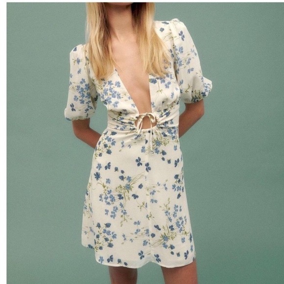 Reformation Dresses & Skirts - REFORMATION‎ NEW Cressida mini dress in Clarita floral pattern Size 0 NWT